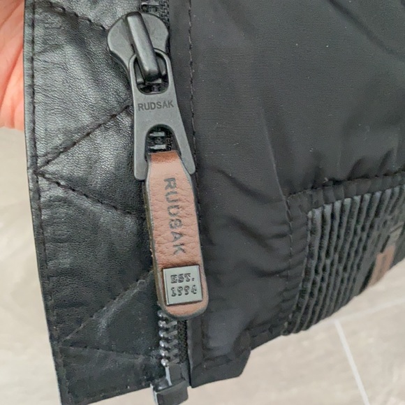 Woman’s Rudsak Eryn Bomber Leather Jacket - Picture 2 of 7